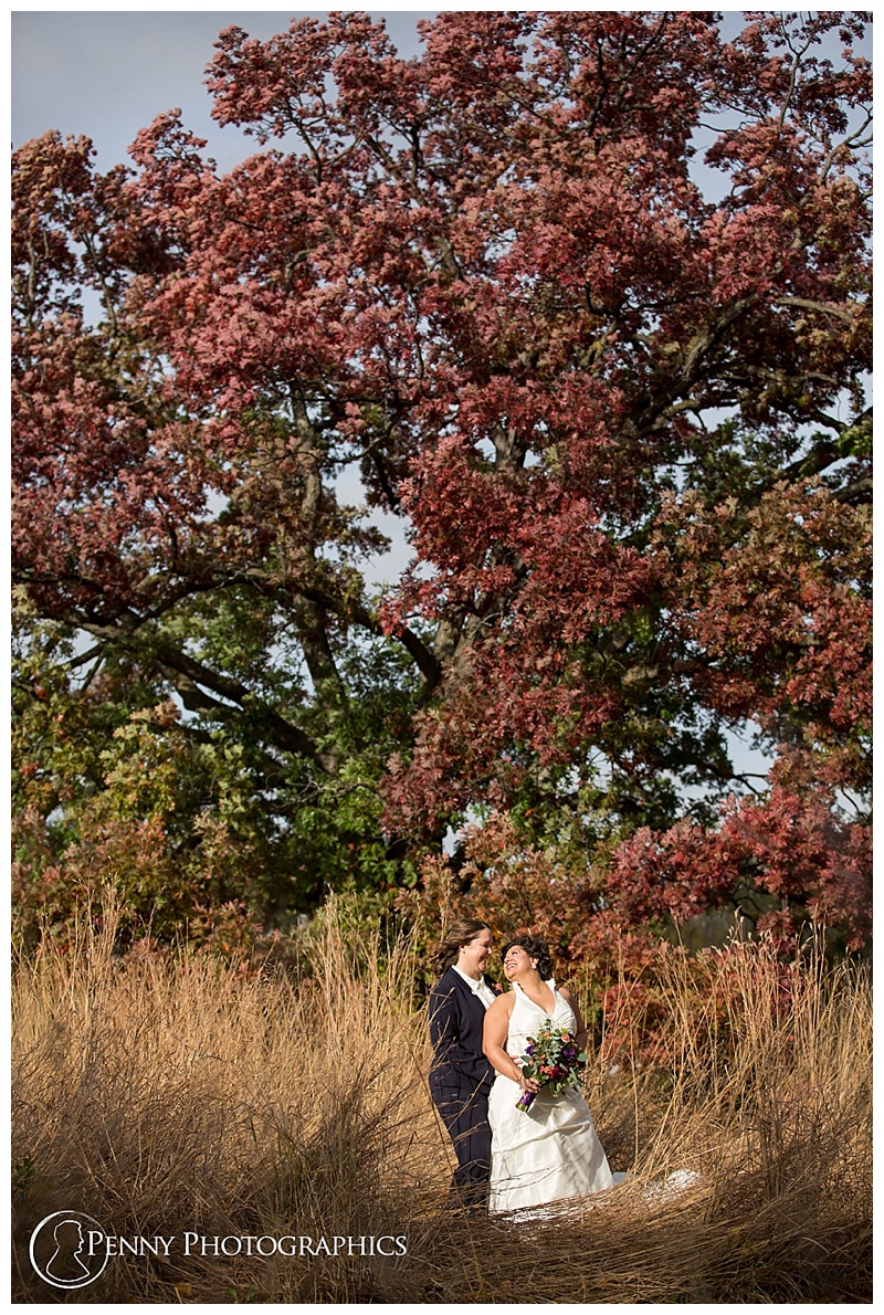 silverwood park wedding fall