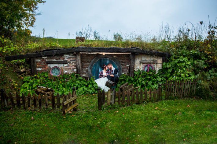 Cottage Winery and Vineyard Wedding hobbit hole