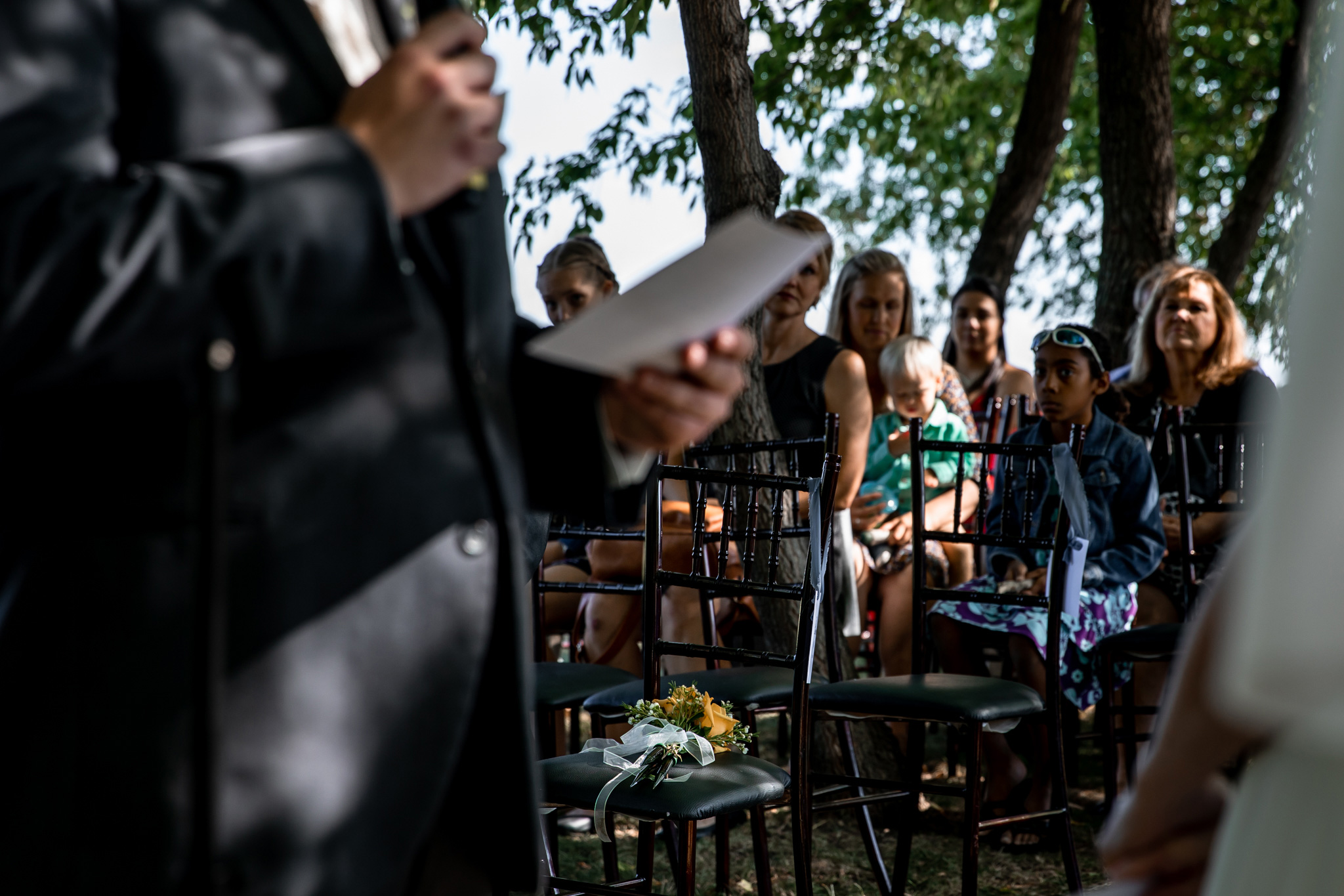 Green Acres outdoor wedding