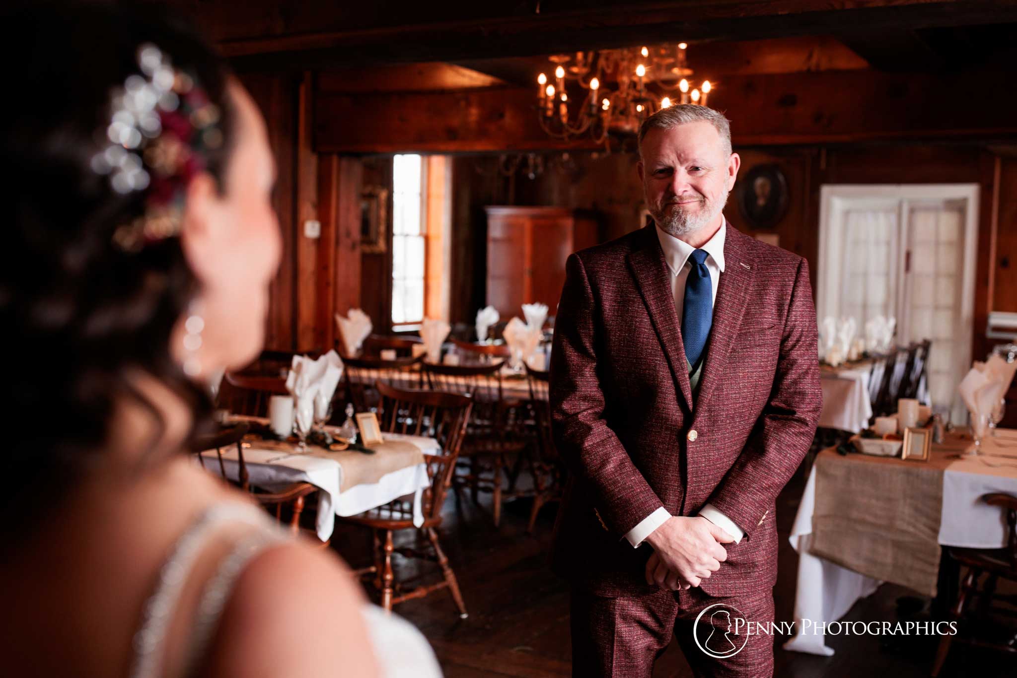 The Outing Lodge candid wedding photographer.